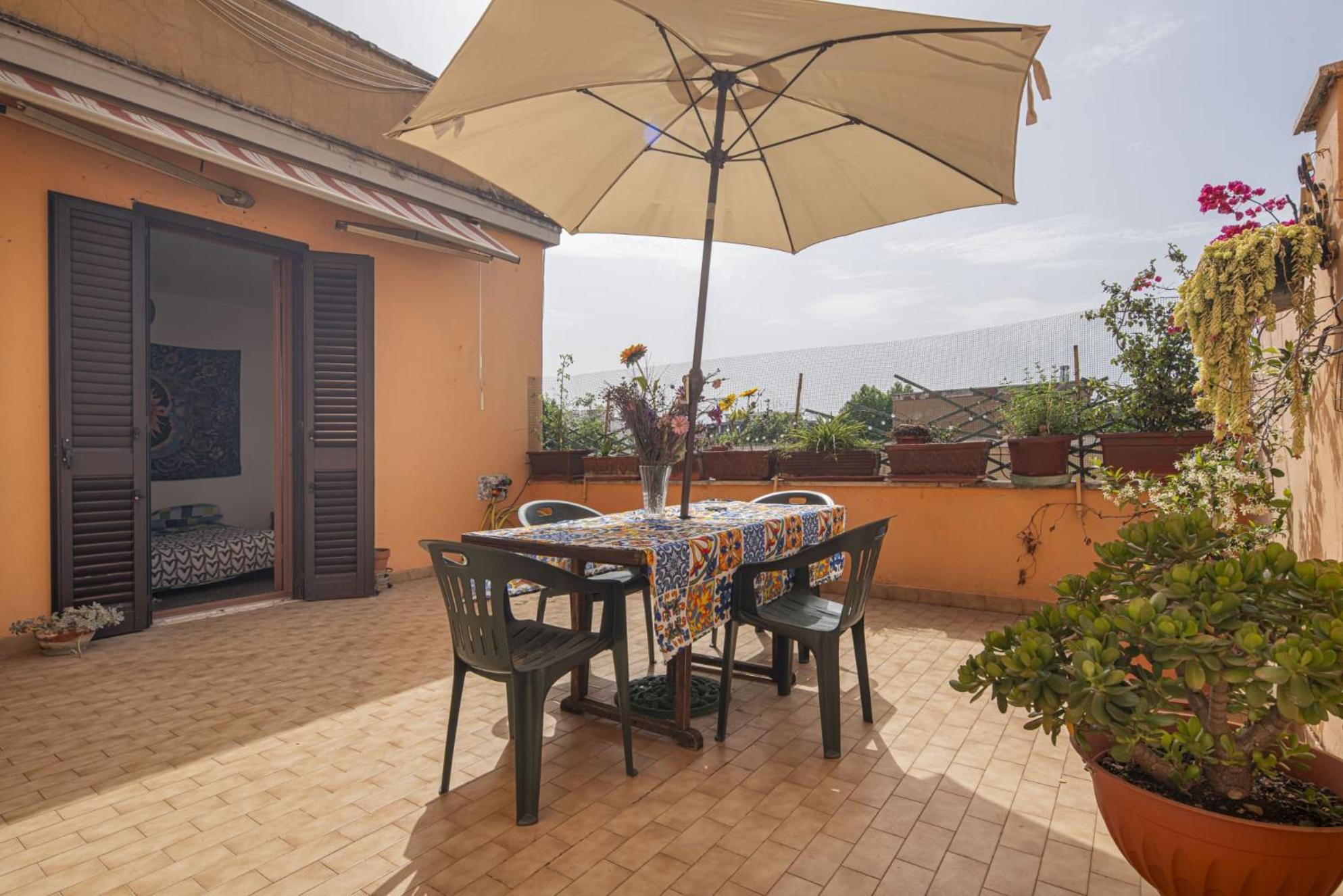 Апартаменти Carola'S Terrace / La Terrazza Di Carola Рим Екстер'єр фото